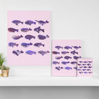 Whale Day - bright Canvas Print Gallery Image 3