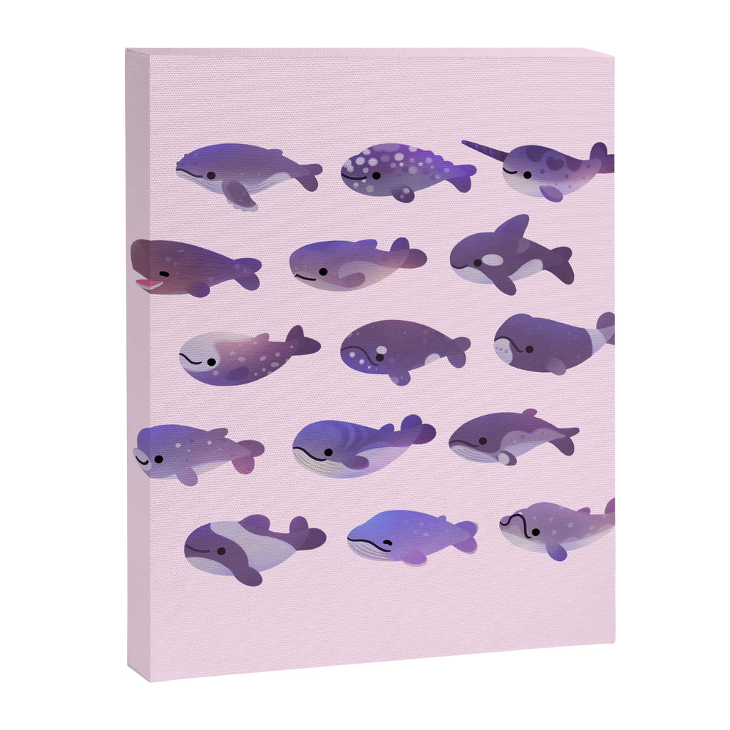 Whale Day - bright Canvas Print Gallery Image 3