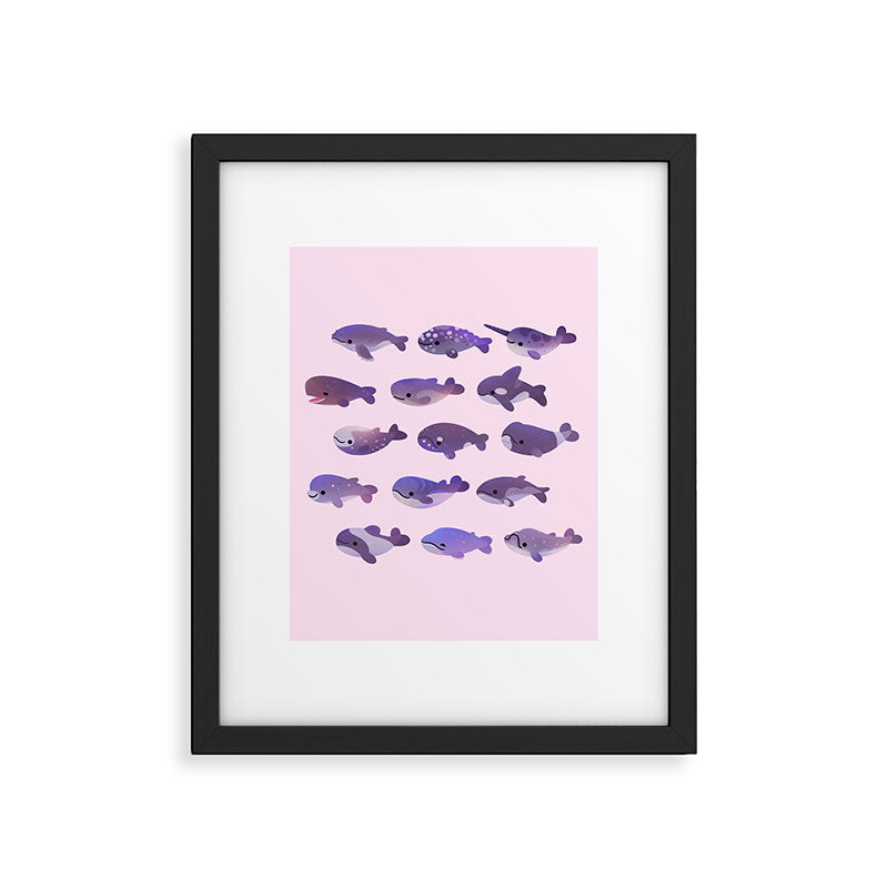 Whale Day - bright Framed Art Print Gallery Image 6