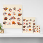 Zebra finch Canvas Print Gallery Image 3