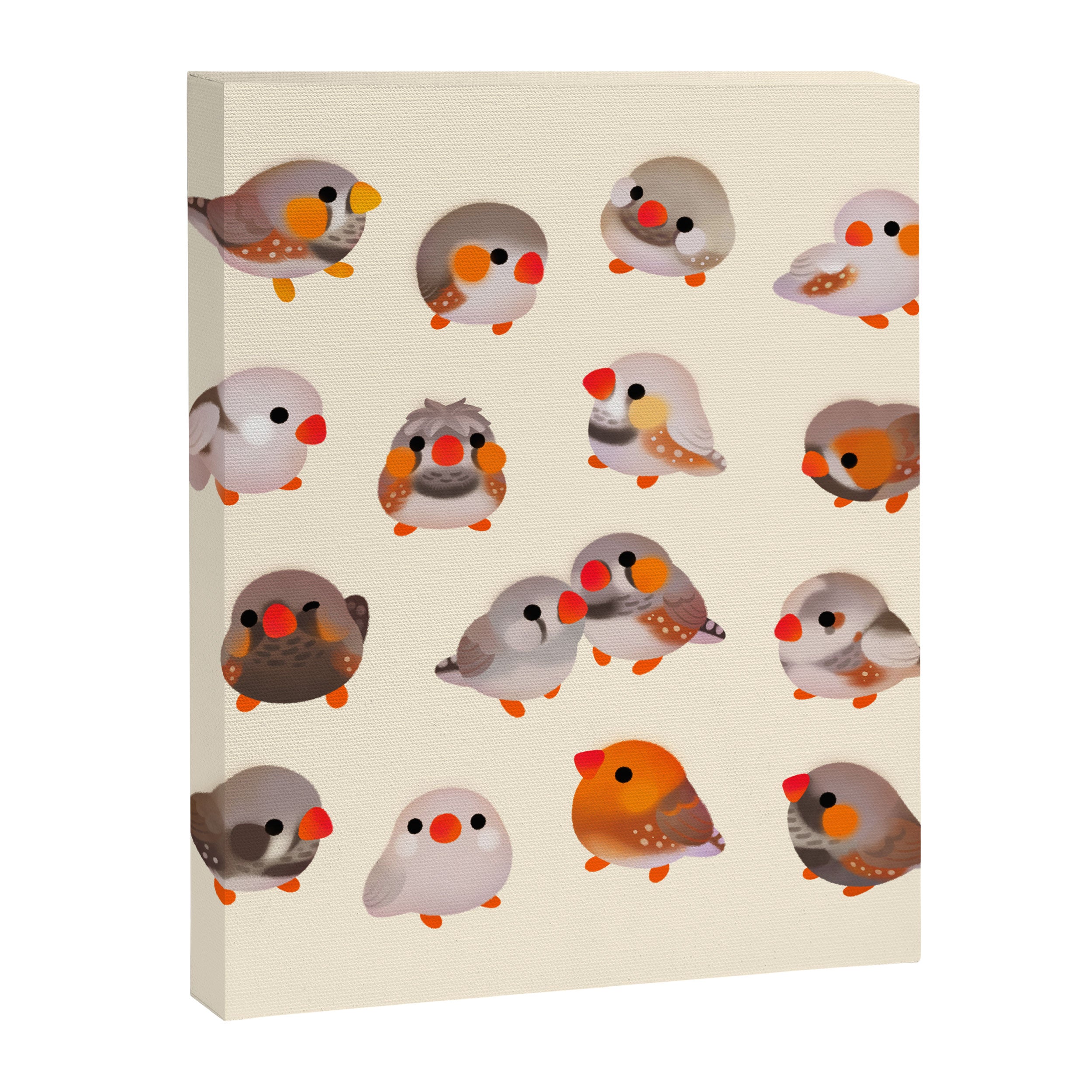 Zebra finch Canvas Print Gallery Image 3