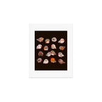 Zebra finch - dark Art Print Gallery Image 1