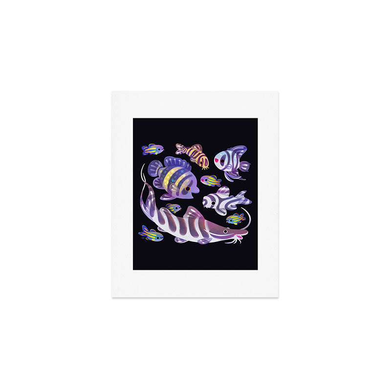 Zebras in freshwater Art Print Gallery Image 1