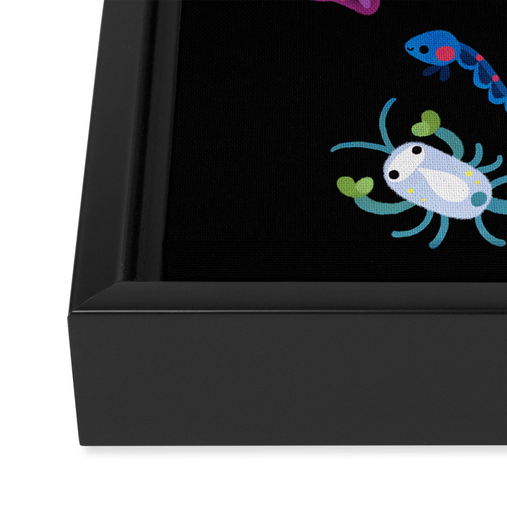 Zooplankton Framed Canvas Print Gallery Image 3