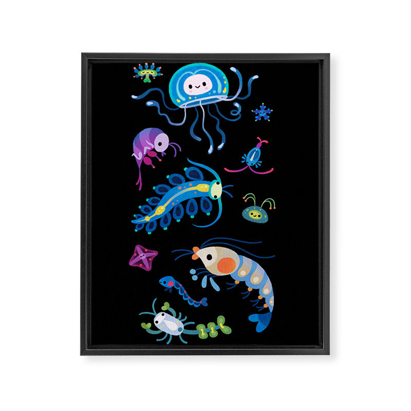 Zooplankton Framed Canvas Print Gallery Image 8