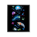 Zooplankton Framed Canvas Print Gallery Image 8
