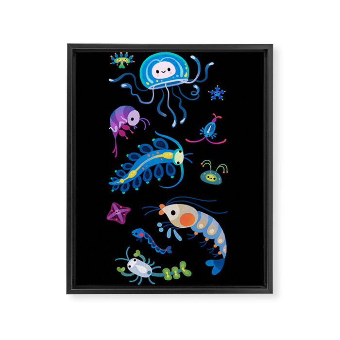 Zooplankton Framed Canvas Print Gallery Image 1