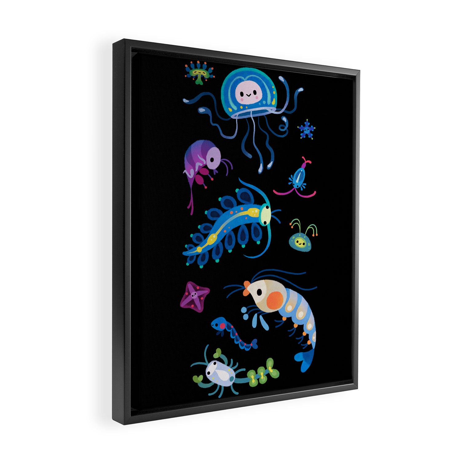 Zooplankton Framed Canvas Print Gallery Image 2
