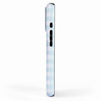Baby blue gingham pattern iPhone Case Gallery Image 2