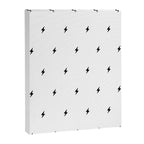 Black Lightning Bolt Pattern Canvas Print Gallery Image 8