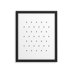 Black Lightning Bolt Pattern Framed Art Print Gallery Image 6