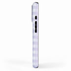 Lilac gingham pattern iPhone Case Gallery Image 2