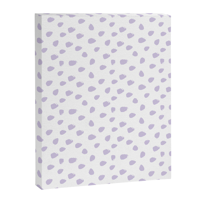 Lilac Seamless Pattern Paint Brush Strokes Canvas Print Gallery Image 1