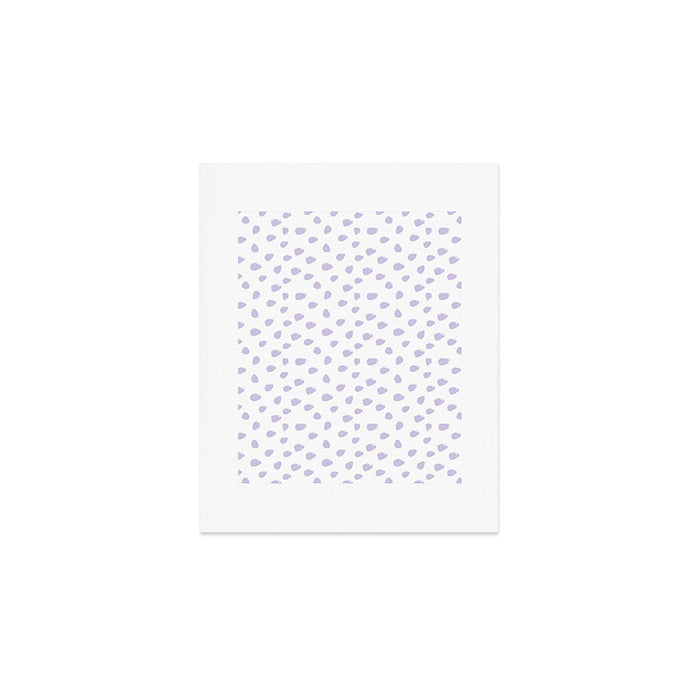 Lilac Seamless Pattern Paint Brush Strokes Art Print Gallery Image 1