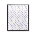 Lilac Seamless Pattern Paint Brush Strokes Framed Canvas Print Gallery Image 8