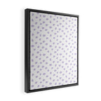 Lilac Seamless Pattern Paint Brush Strokes Framed Canvas Print Gallery Image 2