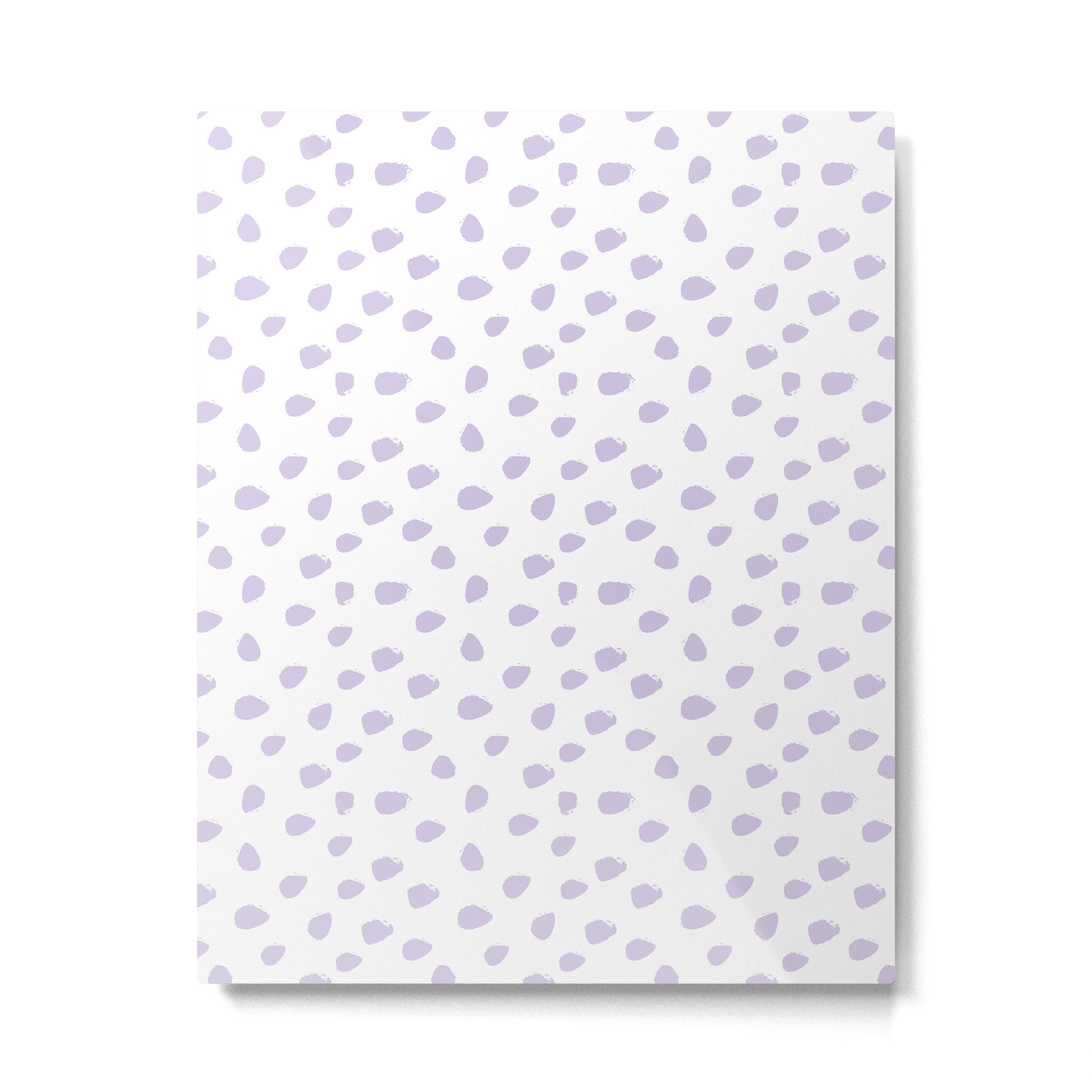Lilac Seamless Pattern Paint Brush Strokes Metal Print Gallery Image 6