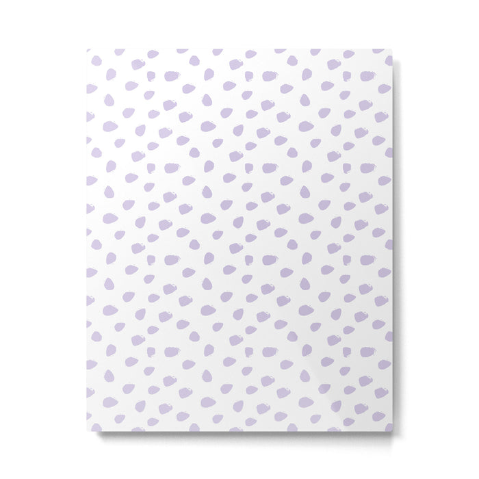 Lilac Seamless Pattern Paint Brush Strokes Metal Print Gallery Image 1