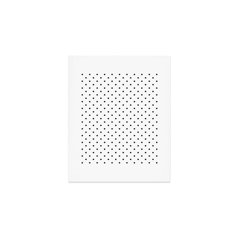 Small Black Polka dots Background Art Print Gallery Image 1