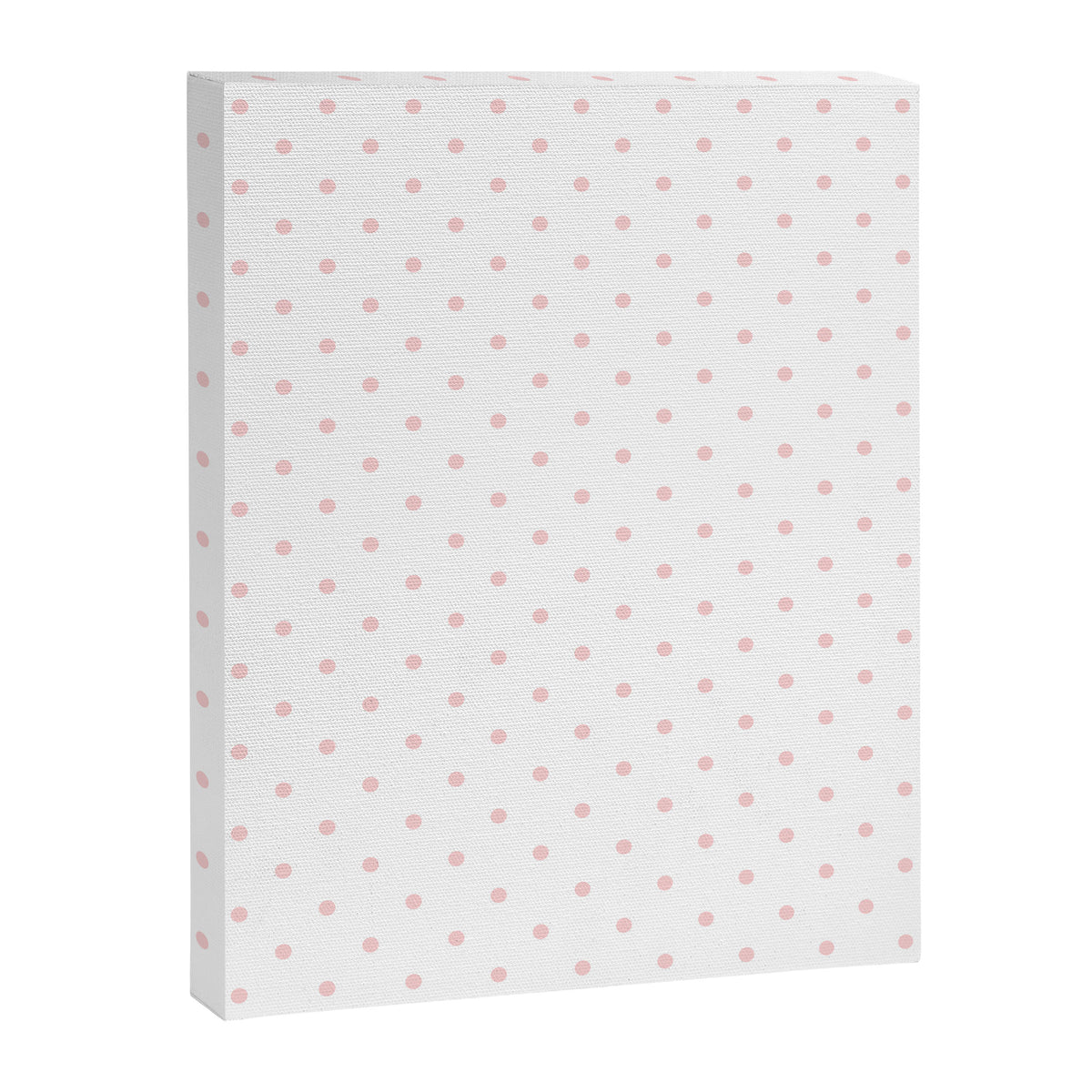 Small Pastel Pink Polka dots Background Canvas Print Gallery Image 8