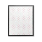 Small Pastel Pink Polka dots Background Framed Canvas Print Gallery Image 8