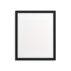 Small Pastel Pink Polka dots Background Framed Art Print Gallery Image 6