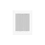 Vertical Dark Grey Stripes Pattern Art Print Gallery Image 1
