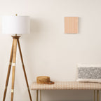 Vertical Orange Stripes Pattern Canvas Print Gallery Image 2
