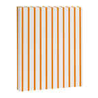 Vertical Orange Stripes Pattern Canvas Print Gallery Image 8