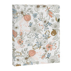 Abstract modern coral white pastel rustic floral Canvas Print Gallery Image 8