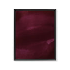 Abstract modern dark burgundy watercolor Framed Canvas Print Gallery Image 8