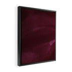 Abstract modern dark burgundy watercolor Framed Canvas Print Gallery Image 2