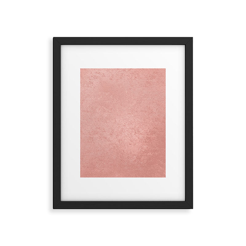 Abstract modern rose pink geometrical pattern Framed Art Print Gallery Image 6