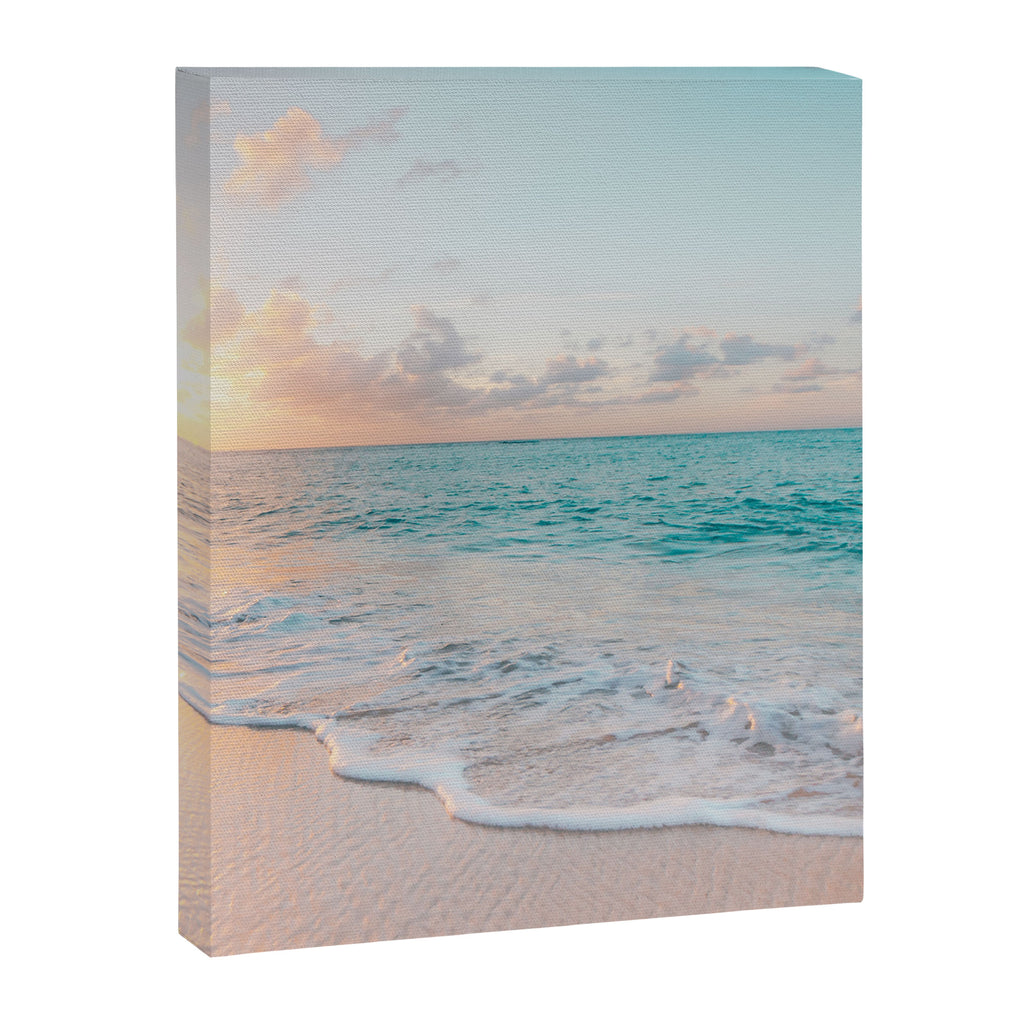 Beautiful tropical turquoise sandy beach photo Canvas Print Gallery Image 8