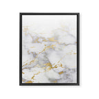 Blush chic faux gold gray gradient marble Framed Canvas Print Gallery Image 8