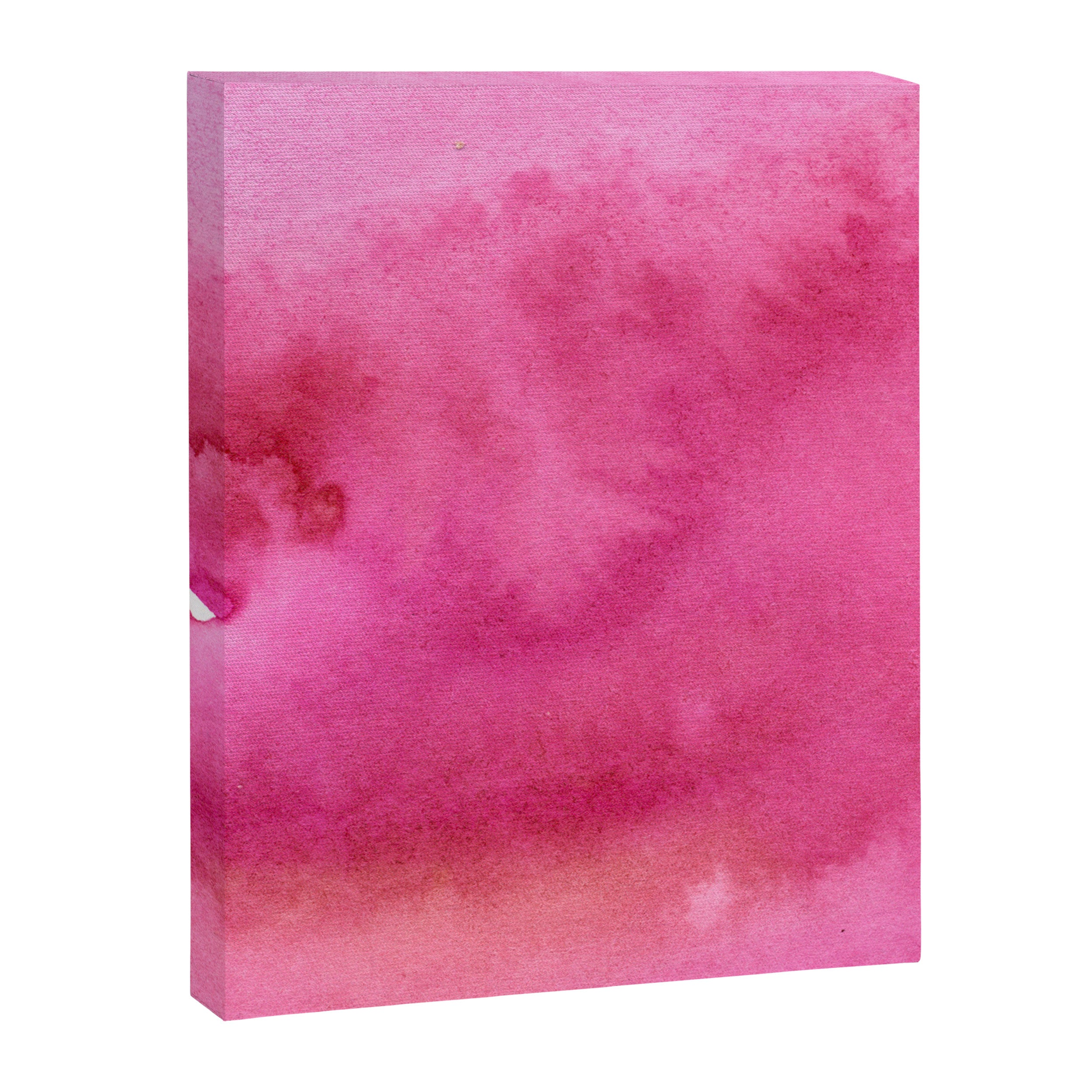 Blush pink magenta watercolor paint gradient Canvas Print Gallery Image 8