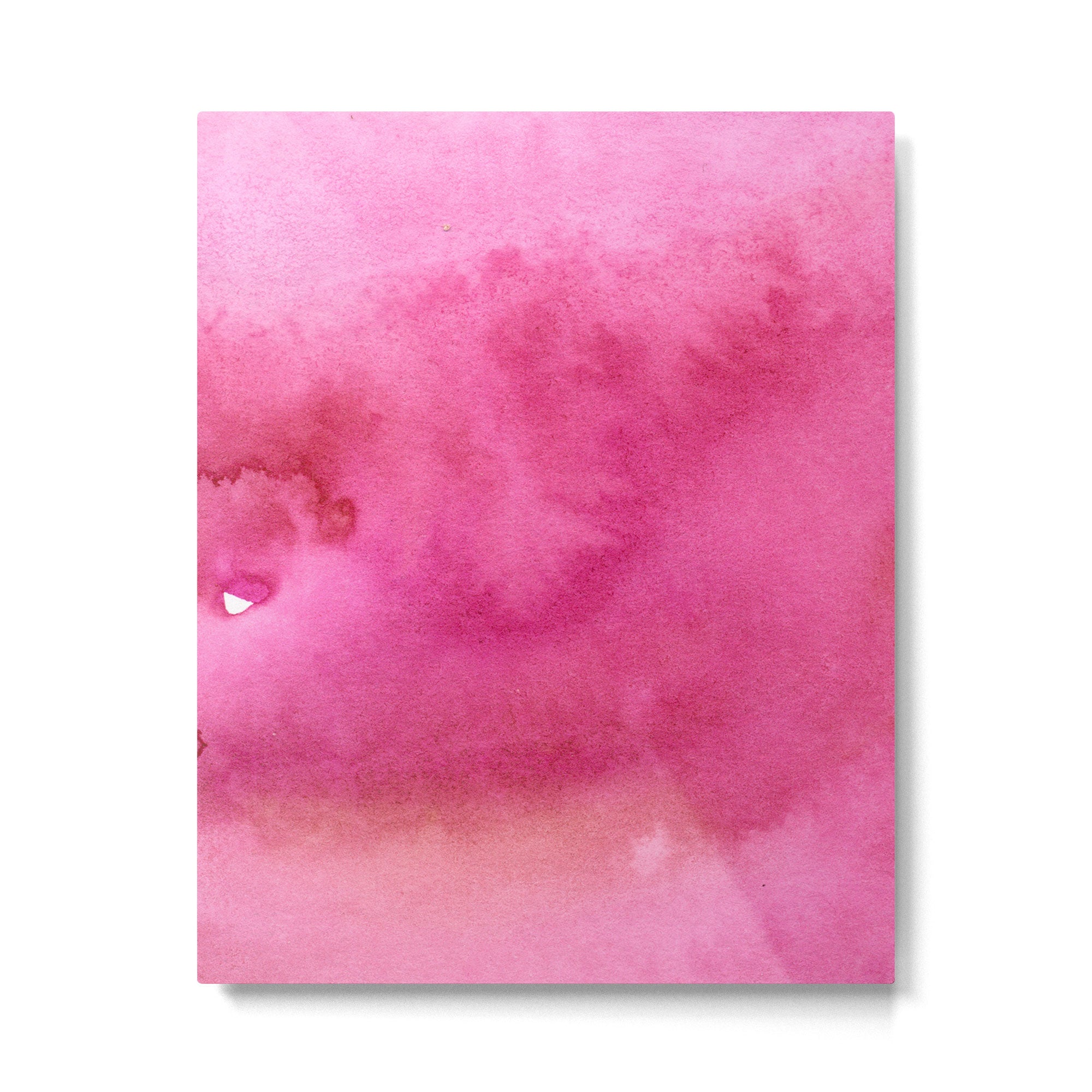Blush pink magenta watercolor paint gradient Metal Print Gallery Image 6
