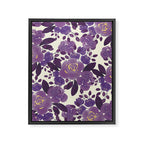 Elegant ivory gold lavender purple watercolor floral  Framed Canvas Print Gallery Image 8