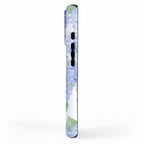 Elegant lavender lilac watercolor hydrangea floral iPhone Case Gallery Image 2