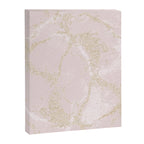Elegant modern blush pink gold pastel marble Canvas Print Gallery Image 3