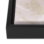 Elegant modern blush pink gold pastel marble Framed Canvas Print Gallery Image 3