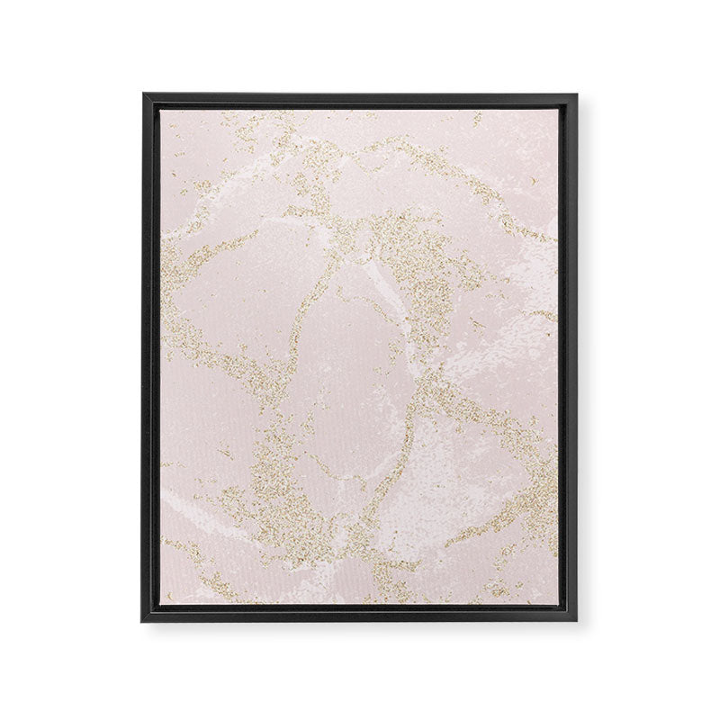 Elegant modern blush pink gold pastel marble Framed Canvas Print Gallery Image 8