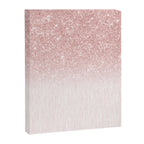 Elegant rose gold pink gradient glitter Canvas Print Gallery Image 8