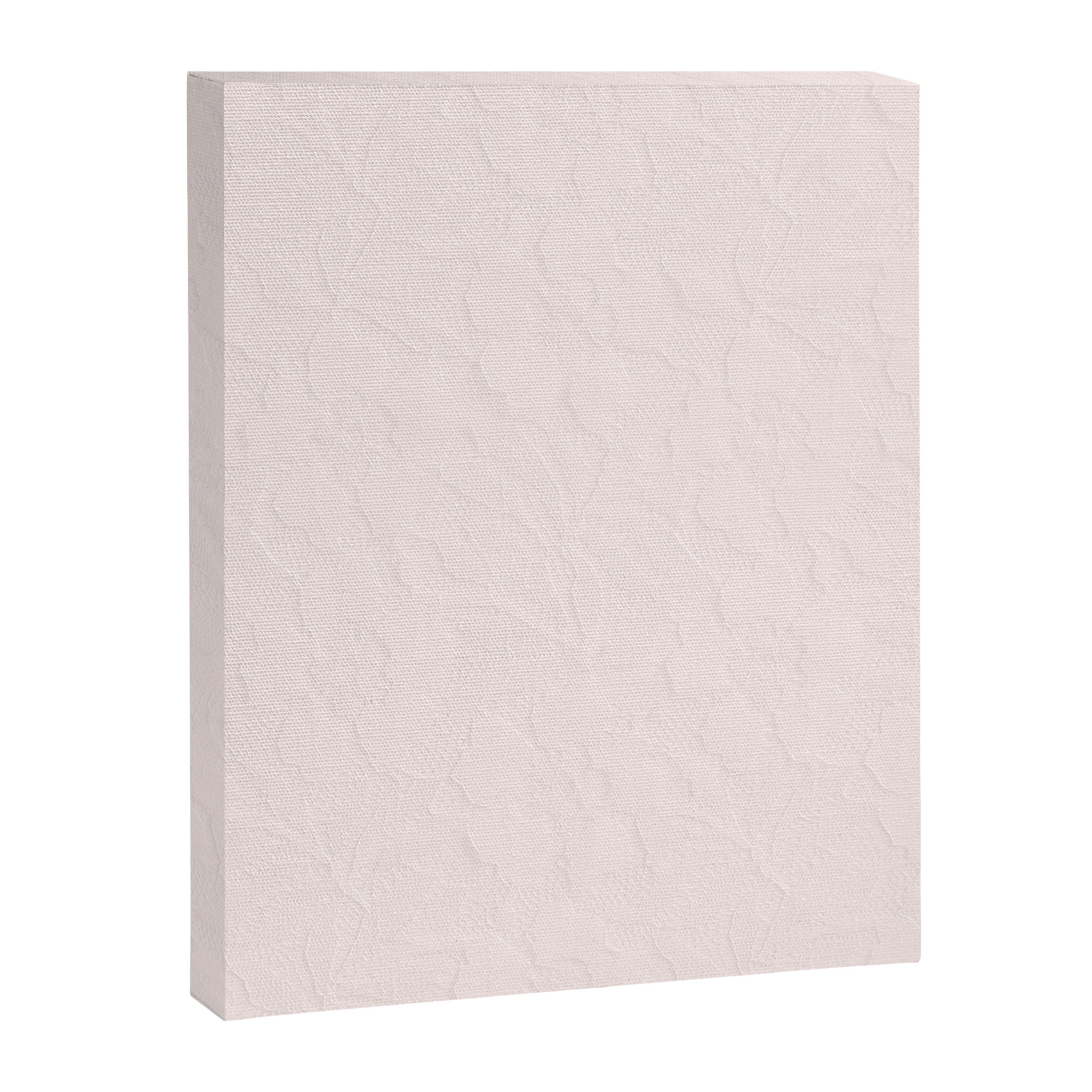 Elegant vintage blush pink french floral lace Canvas Print Gallery Image 8