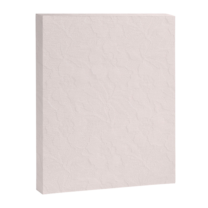 Elegant vintage blush pink french floral lace Canvas Print Gallery Image 1