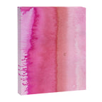 Modern abstract blush pink watercolor paint pattern Canvas Print Gallery Image 8