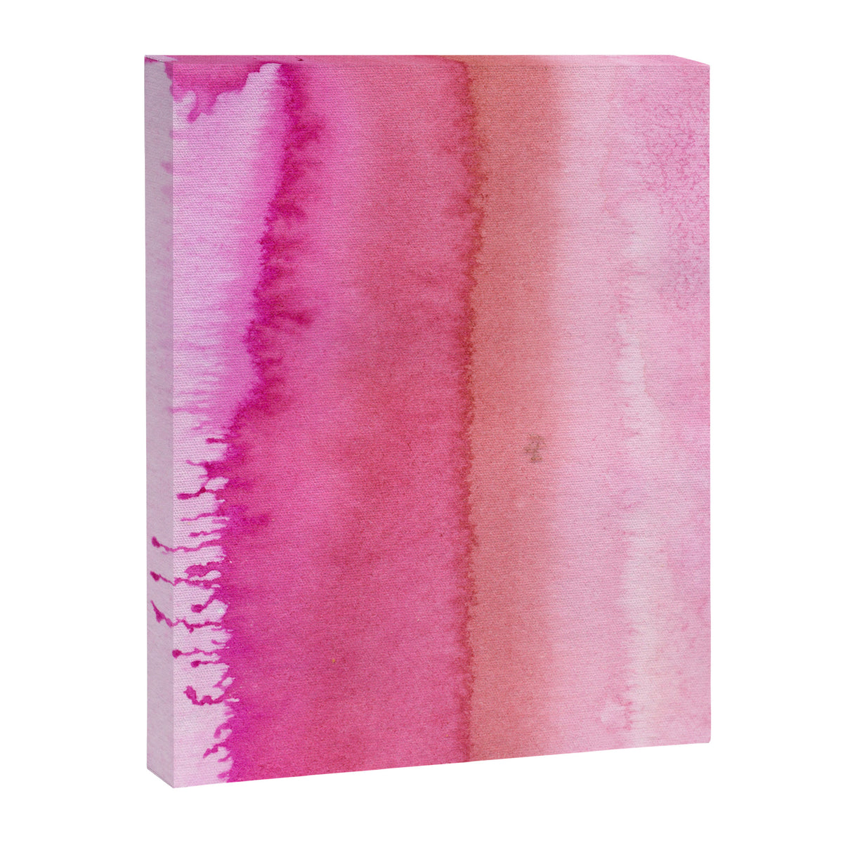 Modern abstract blush pink watercolor paint pattern Canvas Print Gallery Image 8