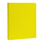 Modern abstract bright yellow neon color Canvas Print Gallery Image 8