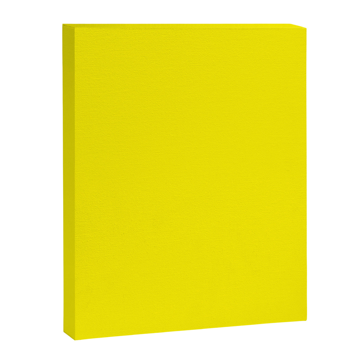 Modern abstract bright yellow neon color Canvas Print Gallery Image 8