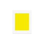 Modern abstract bright yellow neon color Art Print Gallery Image 1